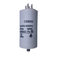 Конденсатор CBB60 16uF 450V (4 клеммы, с болтом)