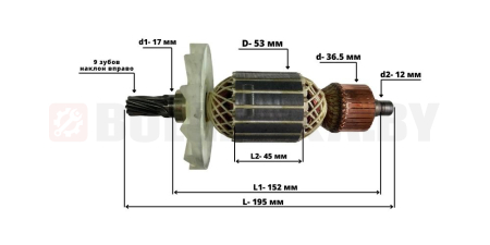 Якорь для HITACHI PH 65A